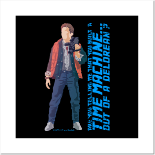 Marty McFly, movie quote Posters and Art